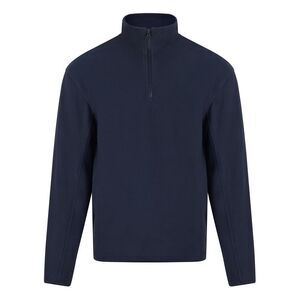 PRO RTX Mens Microfleece Half Zip Sweater / Navy
